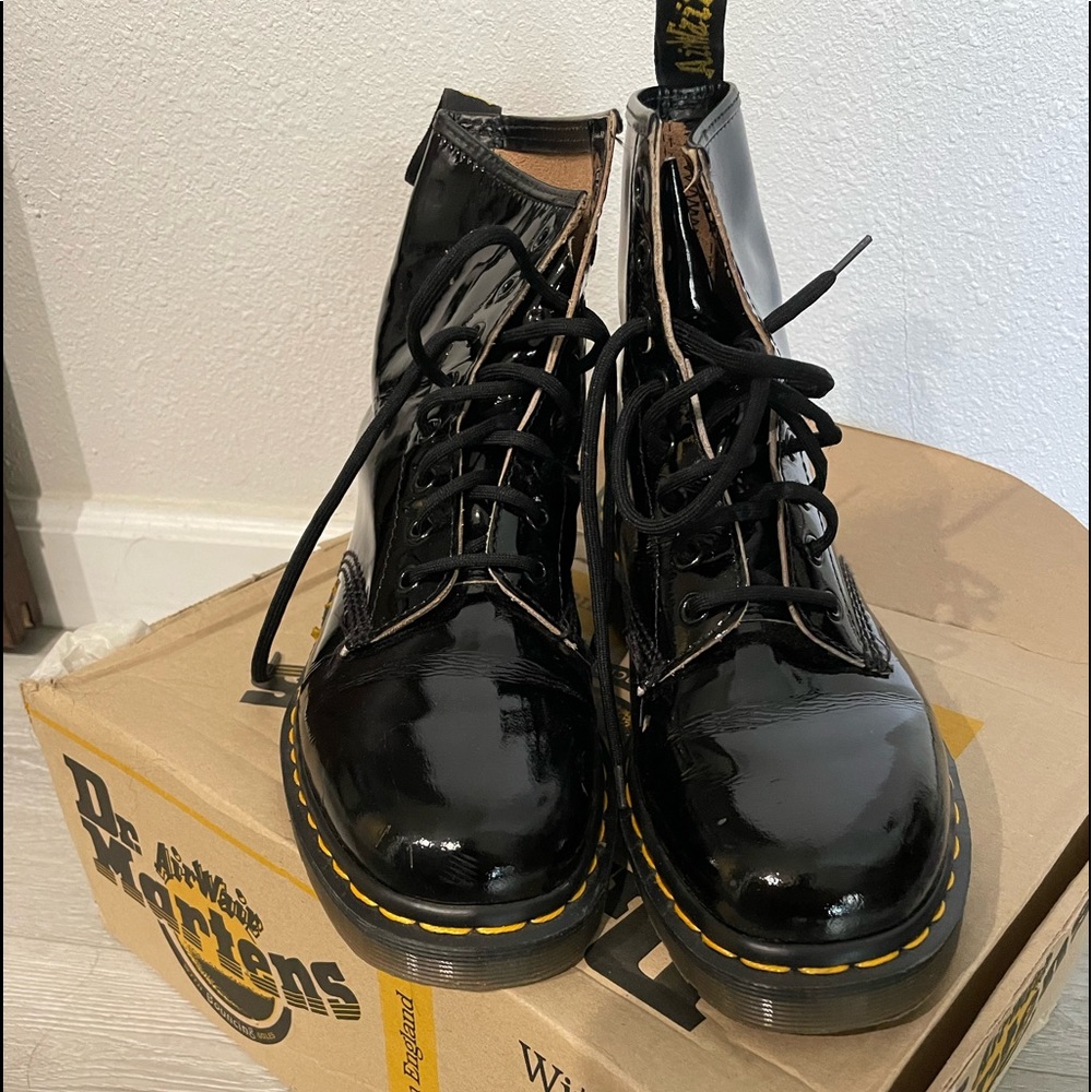 New in Box Patent Leather Dr. Martens. Sz 7 (9 womens)